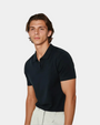 Black Polo Shirt Without Buttons