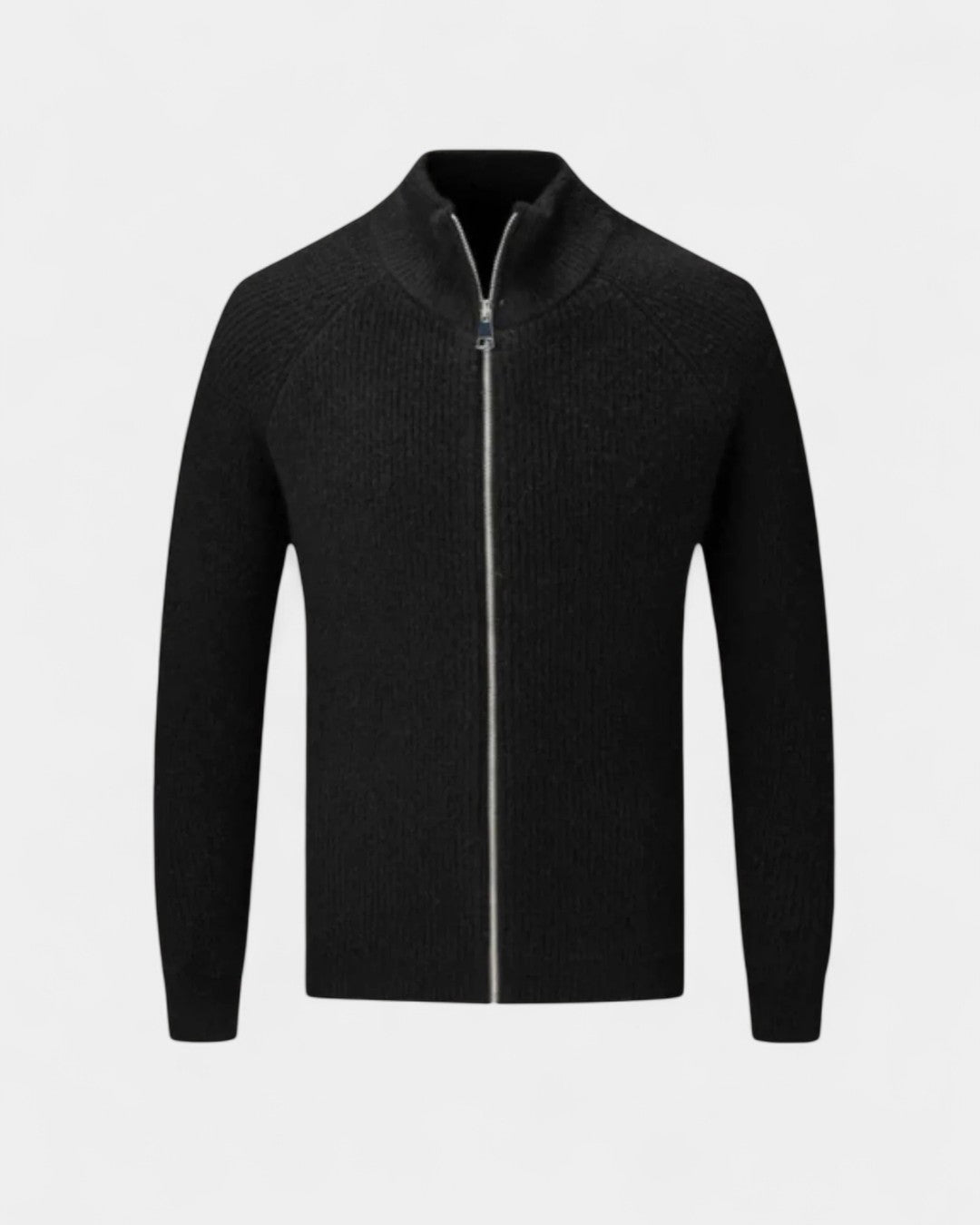 Santorini Zipper Vest Jacket - Black