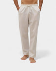 The Riviera Cotton-Linen Drawstring Trousers