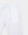 The Riviera Cotton-Linen Drawstring Trousers