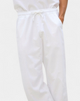 The Riviera Cotton-Linen Drawstring Trousers