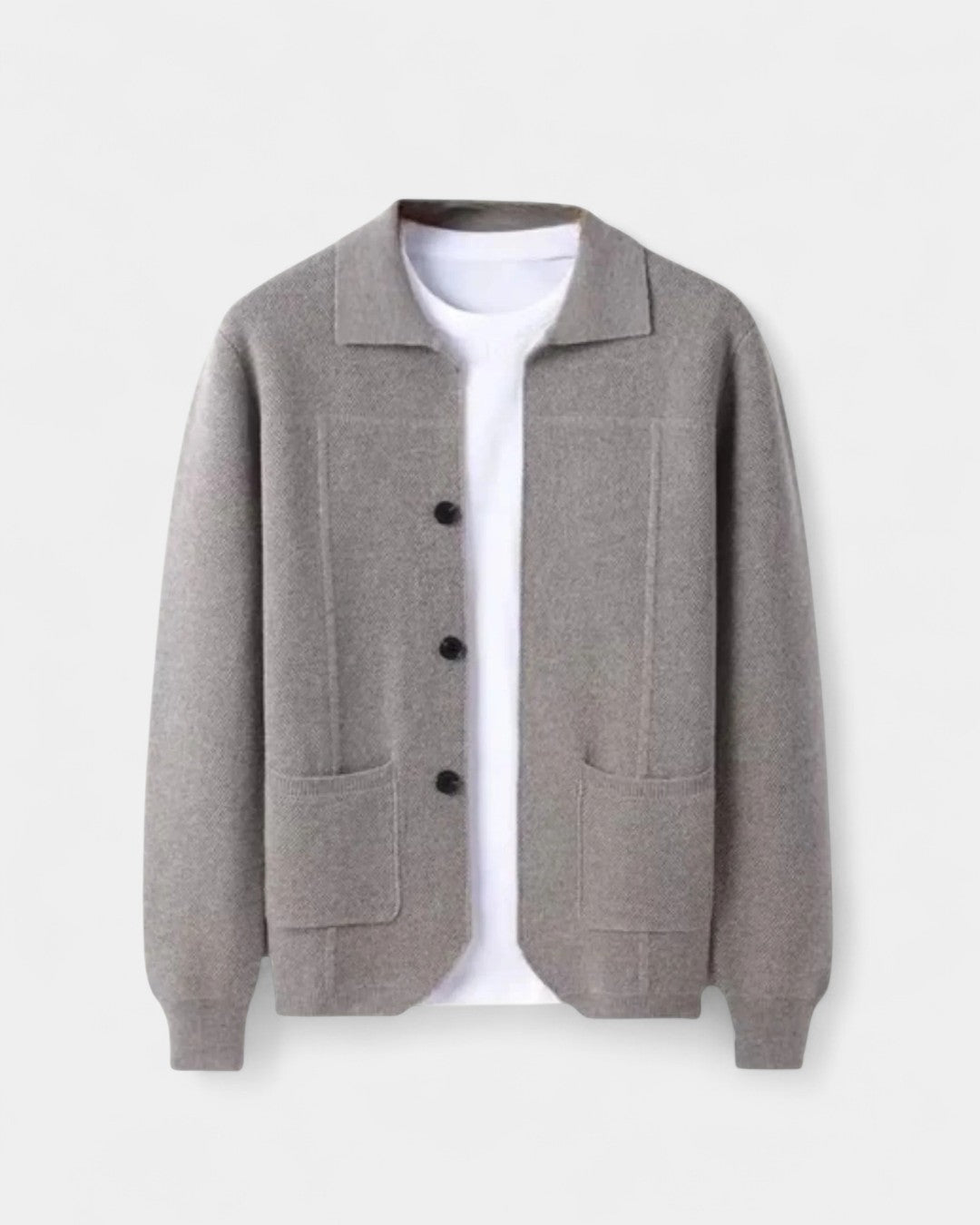 Montréal Wool Overshirt Jacket - Beige
