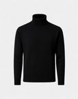 Marceau Textured Lightweight Knit Pullover - Black