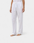The Riviera Cotton-Linen Drawstring Trousers
