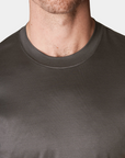 Mercerized Cotton T-Shirt – Dark Gray
