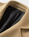 Regency Double-Breasted City Overcoat - Camel