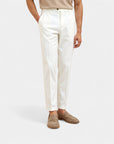 Smart Tailored Regular Fit Chino Ankle Pants - White