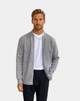 Refined Everyday Knit Cardigan - Gray