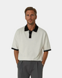 Riviera Heritage Relaxed Fit Polo - White