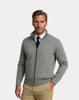 Milan Full-Zip Everyday Winter Vest - Light Gray