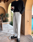 Relaxed Fit Valmont Chino Pants - White