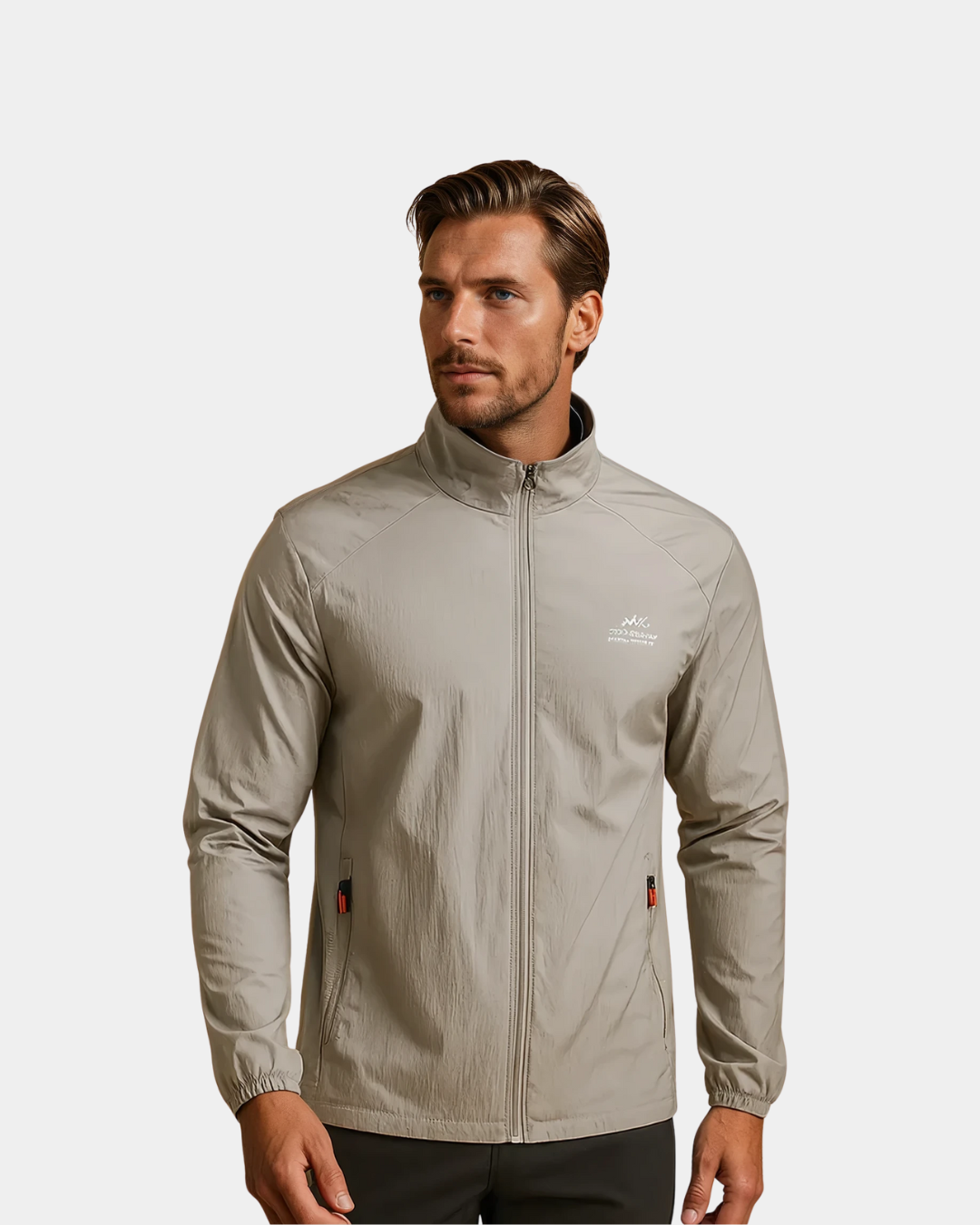 Niels Lightweight Quilted Nylon Summer Jacket - Gray