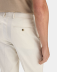 Riviera Linen & Cotton Tailored Trousers - White