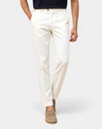 Smart Tailored Regular Fit Chino Ankle Pants - White