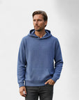 Vaudet Wool Pullover Hoodie for Men - Blue