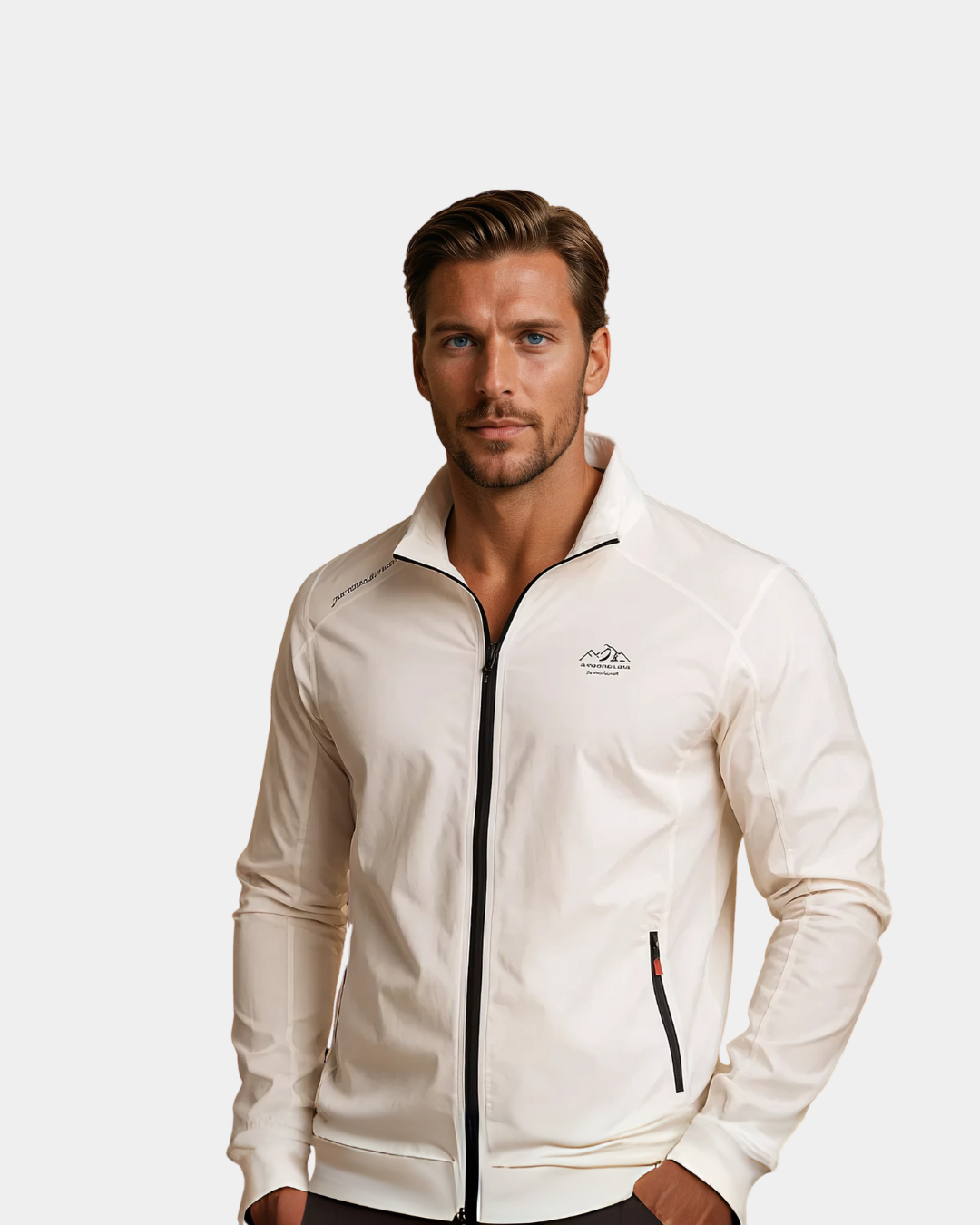 Niels Lightweight Quilted Nylon Summer Jacket - White