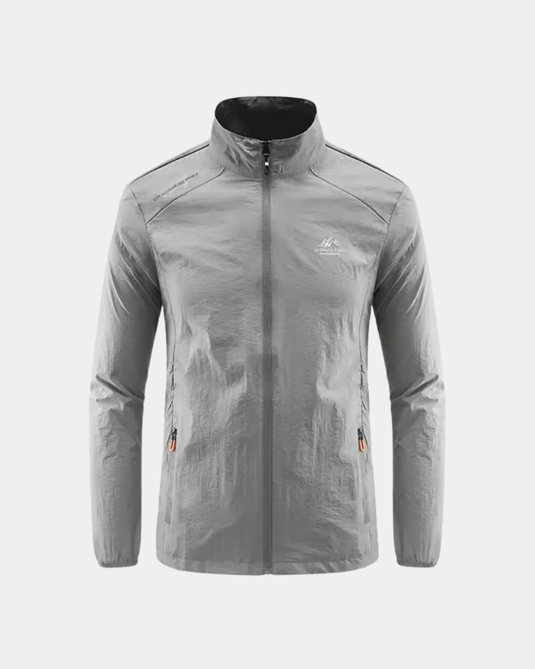 Niels Lightweight Quilted Nylon Summer Jacket - Gray
