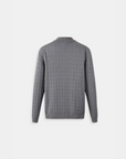 The Old Money Quarter Zip Knit - Gray