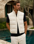 Quiet Luxury High Neck Sleeveless Gilet