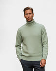 Marceau Textured Lightweight Knit Pullover - Green