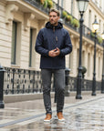 Niels Lightweight Urban Rain Jacket - Navy