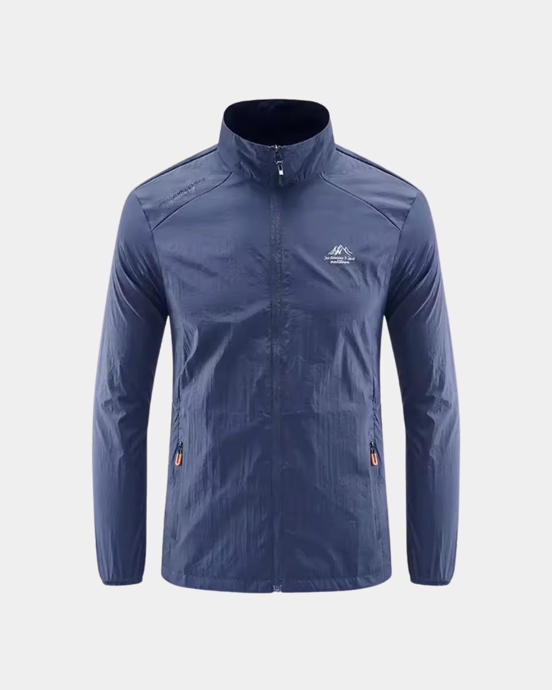 Niels Lightweight Quilted Nylon Summer Jacket - Marine Blue