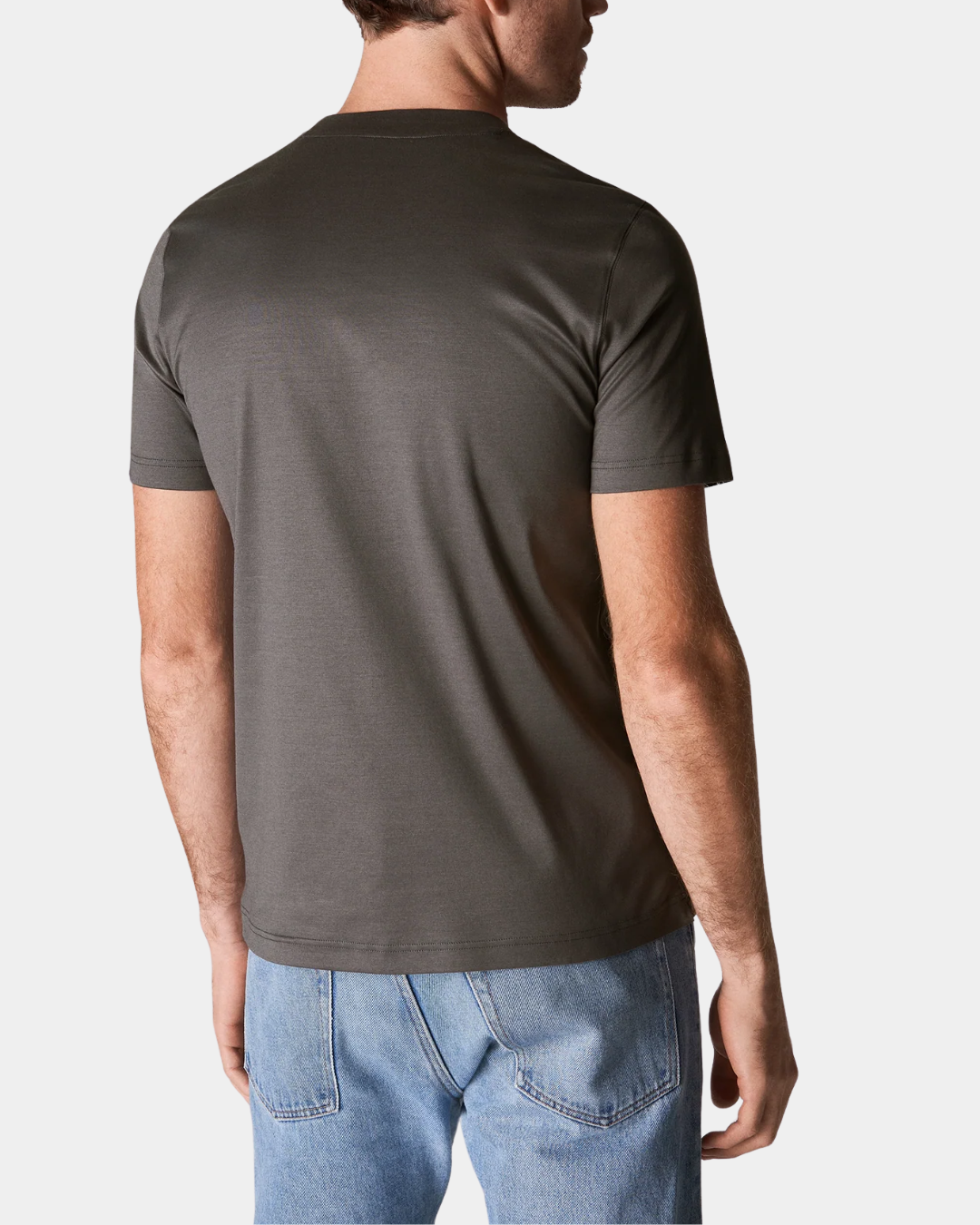 Mercerized Cotton T-Shirt – Dark Gray – Célvare