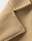Regency Double-Breasted City Overcoat - Camel