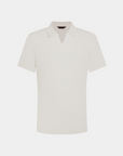 White Polo Shirt Without Buttons