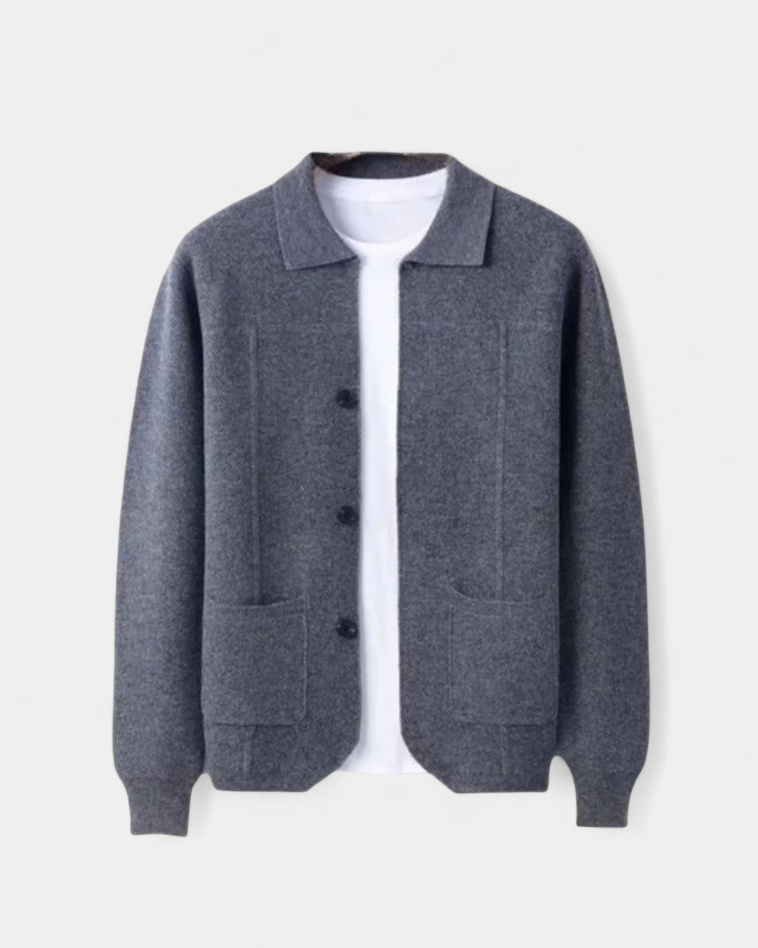 Montréal Wool Overshirt Jacket - Gray