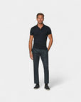 Dark Blue Polo Shirt Without Buttons