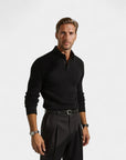 Marais Tailored Ribbed Knit Polo