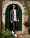 Marbella Tech Suit - Stone Gray