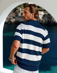 Cable Knit Crewneck T-Shirt