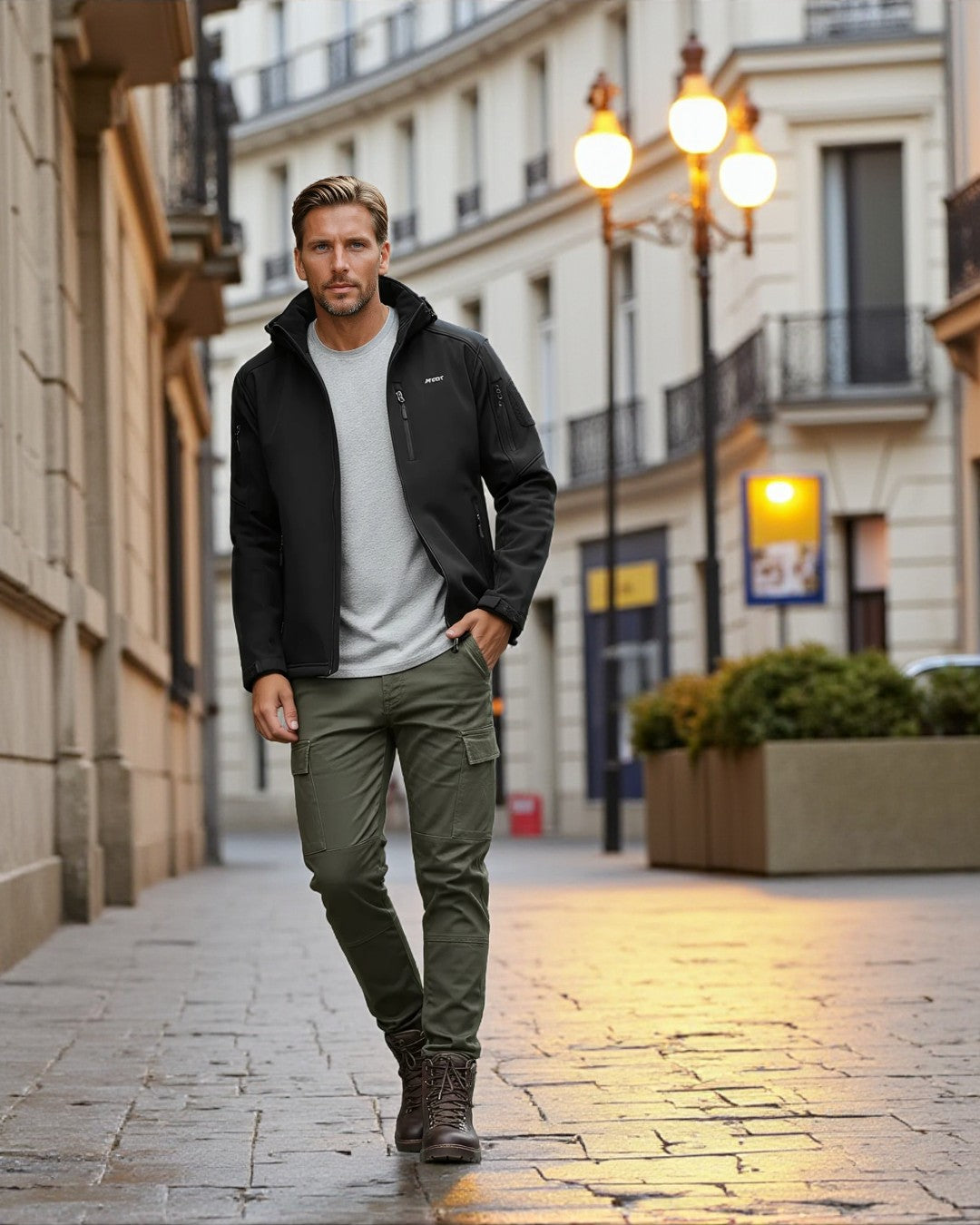 Renard Element Softshell Adventure Jacket - Black