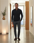 Marais Tailored Ribbed Knit Polo
