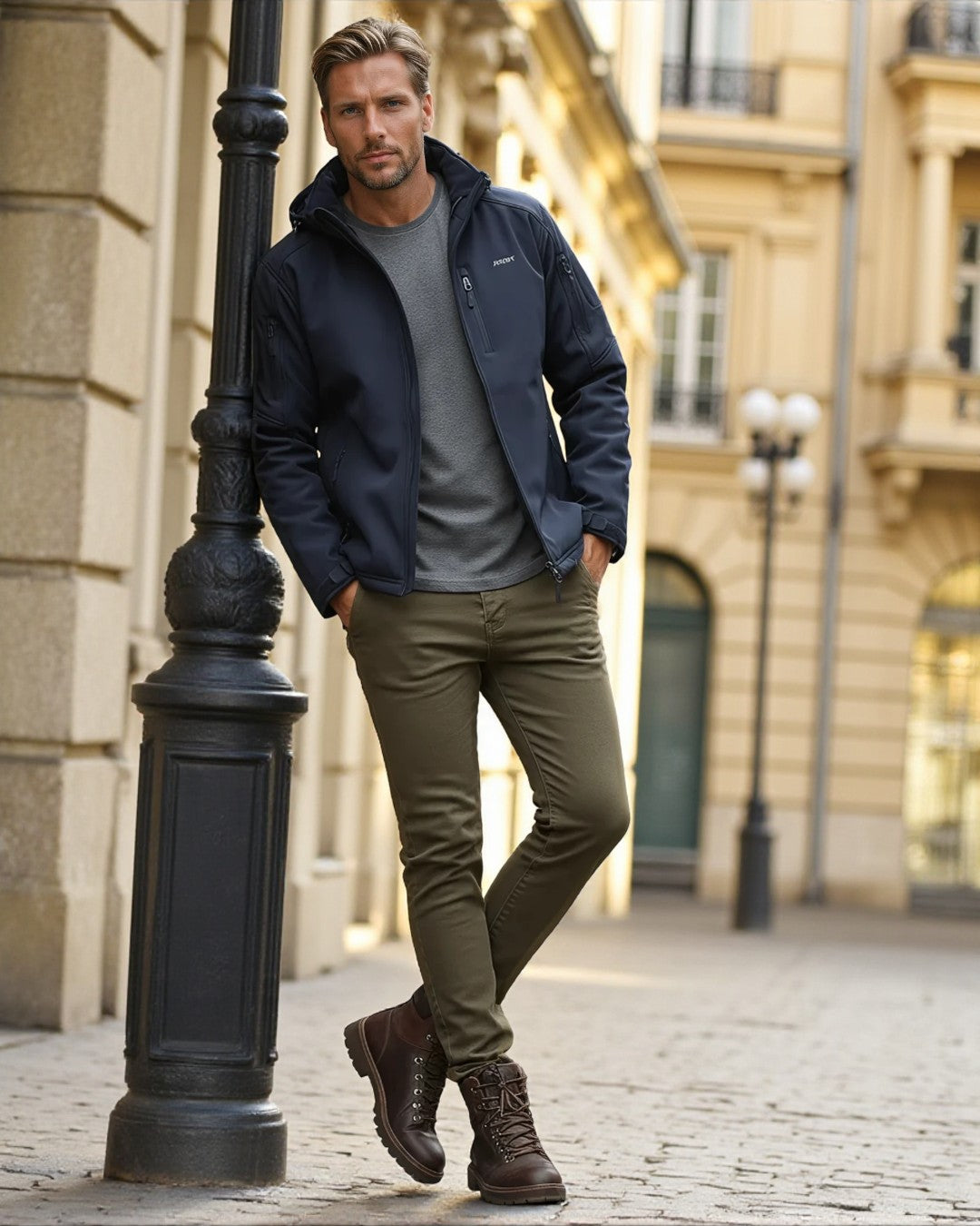 Renard Element Softshell Adventure Jacket - Navy