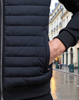 Valais Modern Insulated Winter Jacket - Navy