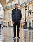 Valais Modern Insulated Winter Jacket - Black