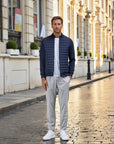 Valais Modern Insulated Winter Jacket - Navy