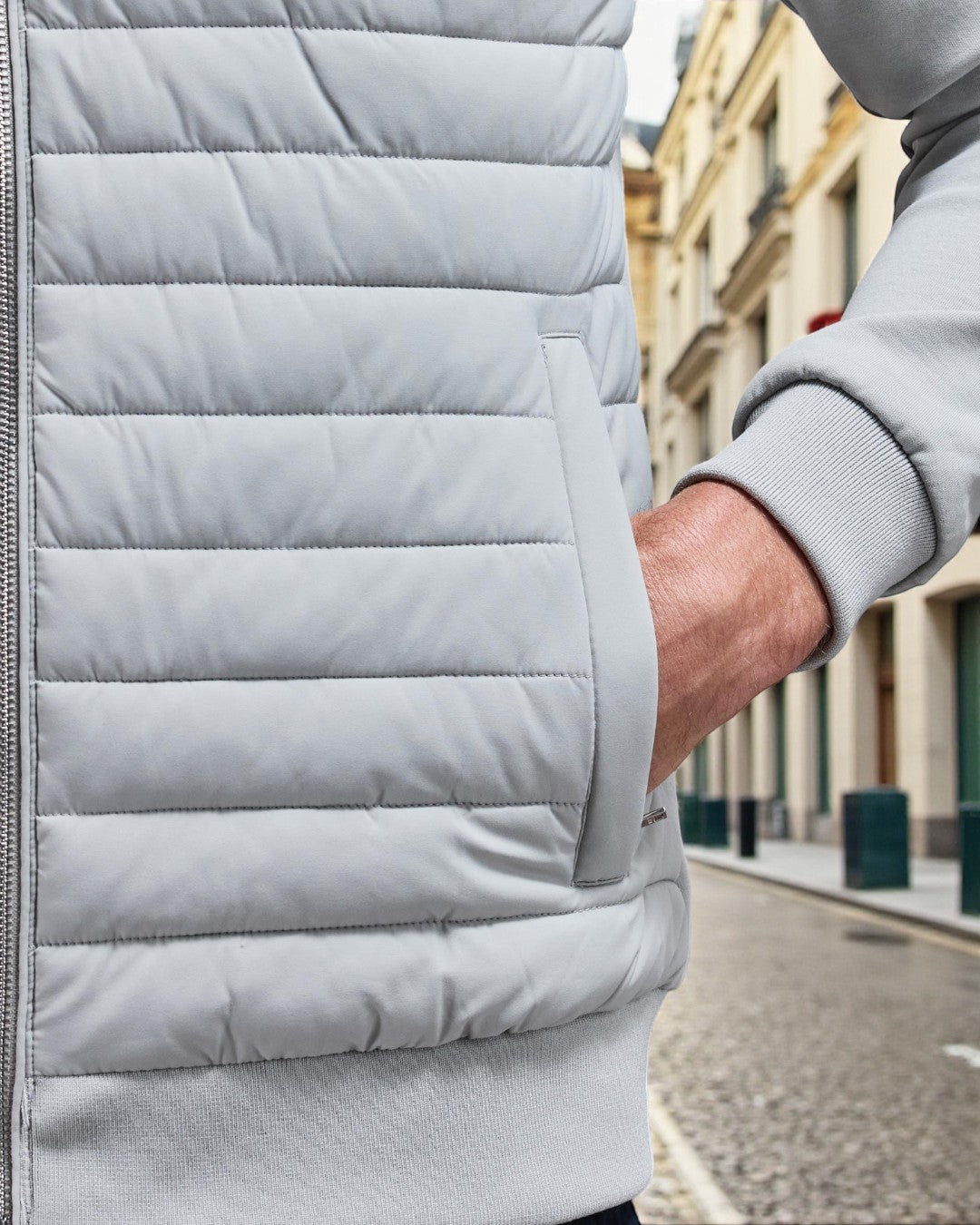Valais Modern Insulated Winter Jacket - Gray