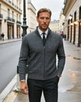 Milan Full-Zip Everyday Winter Vest - Dark Gray