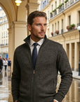 Milan Full-Zip Everyday Winter Vest - Dark Gray