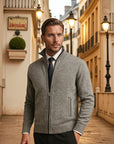 Milan Full-Zip Everyday Winter Vest - Light Gray