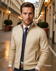 Milan Full-Zip Everyday Winter Vest - Beige