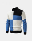Mason Colorblock Relaxed Fit Sweater - Blue
