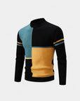 Mason Colorblock Relaxed Fit Sweater - Black