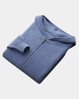 Larsen Classic Wool Knit Everyday Hoodie - Blue