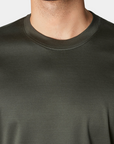 Signature Mercerised Supima T-Shirt – Dark Green