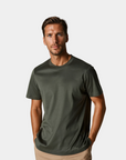 Signature Mercerised Supima T-Shirt – Dark Green
